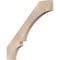 Ekena Millwork 3 1/2"W x 42"D x 42"H Balboa Smooth Knee Brace, Douglas Fir BRC04X42X42BOA00SDF - alternate 1